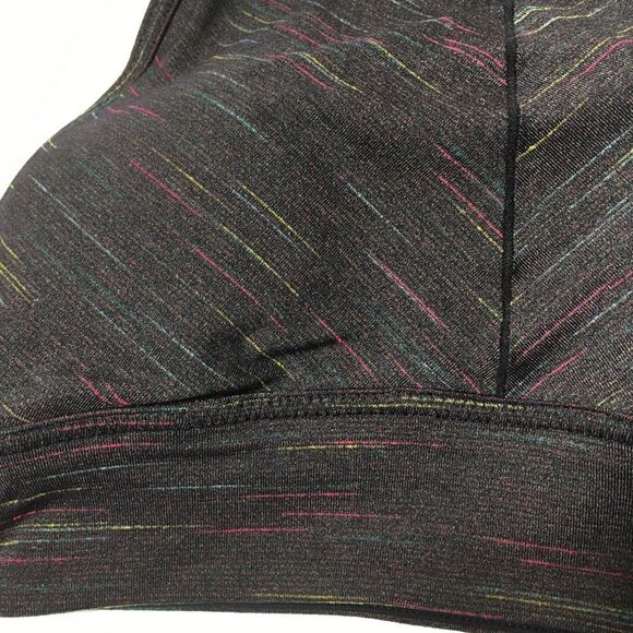 Prana Itzel Lattice Back High Neck‎ Gray Wireless Pullover Sports Bra SMALL - Picture 4 of 9